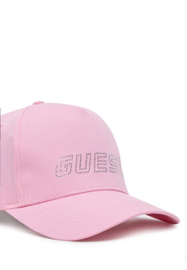 Guess Czapka z daszkiem V5GZ01 WO08O Różowy. Kolor: różowy. Materiał: bawełna