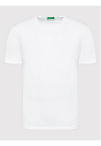 United Colors of Benetton - United Colors Of Benetton T-Shirt 3JE1J4264 Biały Relaxed Fit. Kolor: biały. Materiał: bawełna