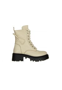 Trzewiki Bayla-161 054 2775 3633 Beige 161377, Beżowy, Skóra naturalna - 39. Zapięcie: pasek. Kolor: beżowy. Materiał: skóra. Szerokość cholewki: normalna. Sezon: zima, jesień. Obcas: na obcasie. Wysokość obcasa: średni #1