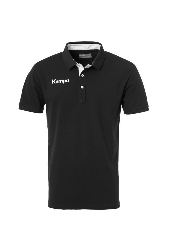KEMPA - Koszulka polo dla dzieci Kempa Prime. Typ kołnierza: polo. Kolor: czarny, biały, wielokolorowy