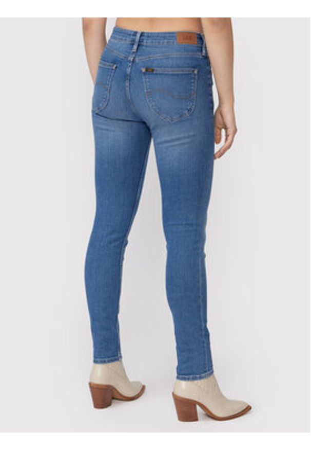 Lee Jeansy Scarlett L626ROEU 112326912 Niebieski Skinny Fit. Kolor: niebieski