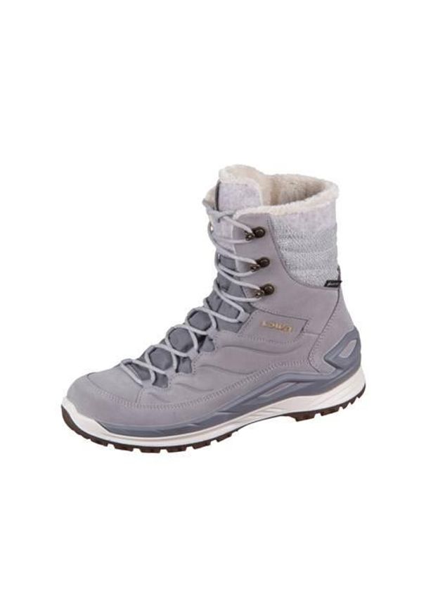 Buty trekkingowe damskie Lowa Calceta Evo Gtx. Wysokość cholewki: za kostkę. Zapięcie: sznurówki. Kolor: szary. Materiał: materiał. Szerokość cholewki: normalna