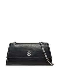 Tory Burch Torebka Kira Turnlock 167058 Czarny. Kolor: czarny. Materiał: skórzane
