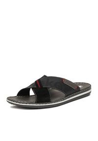 Rieker Klapki CEO-21098-02 Czarny. Kolor: czarny. Materiał: zamsz, skóra #6