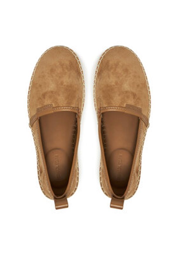 MICHAEL Michael Kors Espadryle Elias 42S5ELFP1S Brązowy. Kolor: brązowy. Materiał: skóra, zamsz
