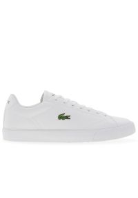Buty Lacoste Lerond Set 749CMA0036-21G - białe. Zapięcie: sznurówki. Kolor: biały. Materiał: guma, skóra. Szerokość cholewki: normalna. Sport: tenis