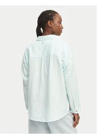 Roxy Koszula Morning Shine Stripe ERJWT03747 Niebieski jasny Loose Fit. Kolor: niebieski. Materiał: bawełna #2