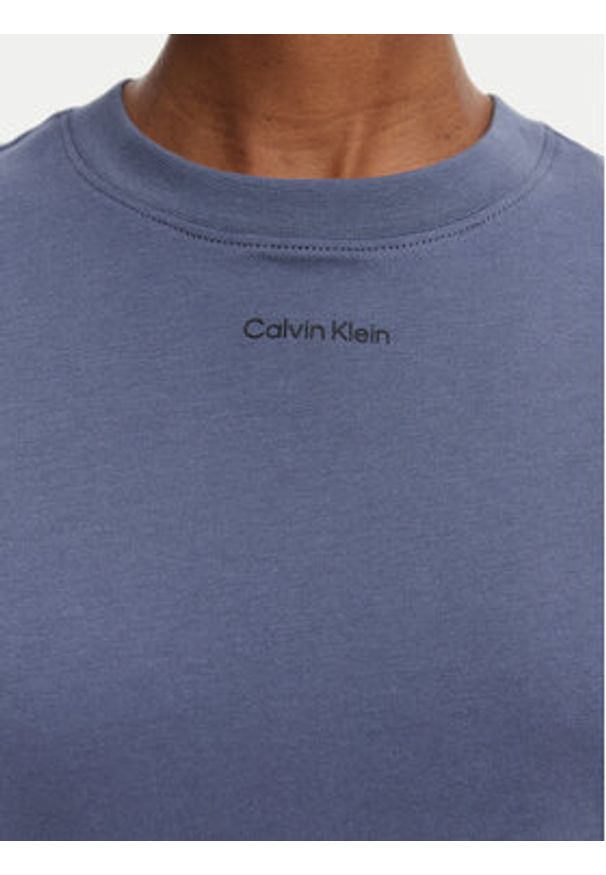 Calvin Klein T-Shirt 20s Classic Logo LV147C857G Niebieski Regular Fit. Kolor: niebieski. Materiał: bawełna