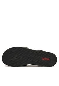 Rieker Sandały 62941-00 Czarny. Kolor: czarny. Materiał: materiał