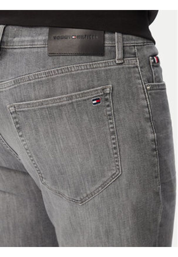 TOMMY HILFIGER - Tommy Hilfiger Jeansy Bleecker MW0MW44345 Szary Slim Fit. Kolor: szary