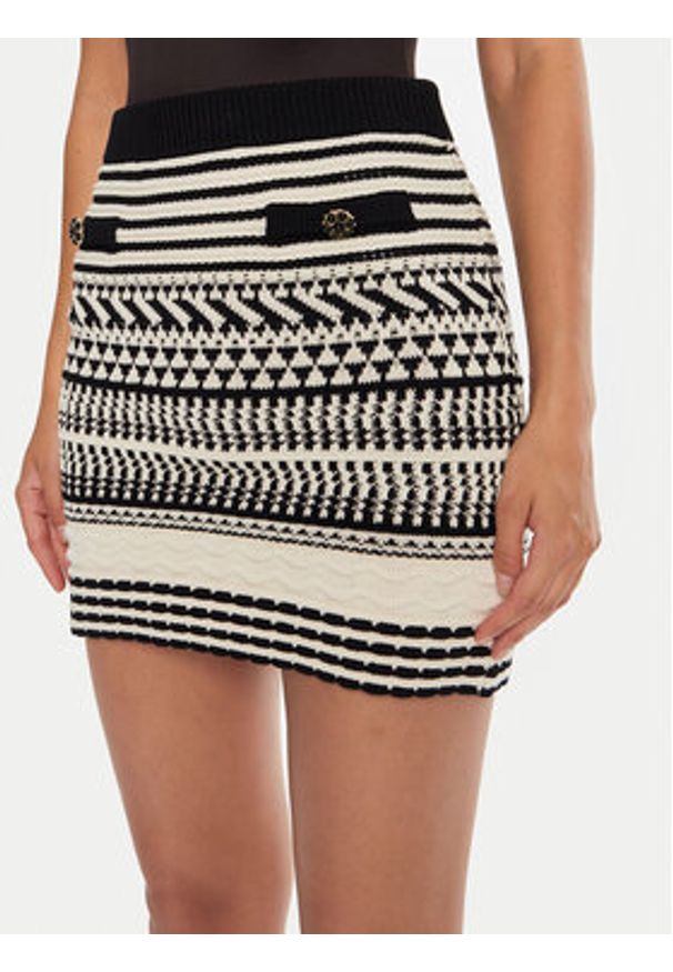 Marciano Guess Spódnica mini Arianna 4YGD29 5819Z Czarny Regular Fit. Kolor: czarny. Materiał: bawełna