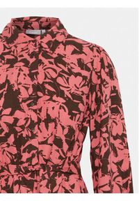 Fransa Sukienka koszulowa 20612464 Różowy Regular Fit. Kolor: różowy. Materiał: wiskoza. Typ sukienki: koszulowe #5