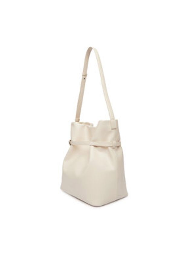 Emporio Armani Torebka EW004751 AF13383 U0008 Écru. Kolor: kremowy. Materiał: skórzane