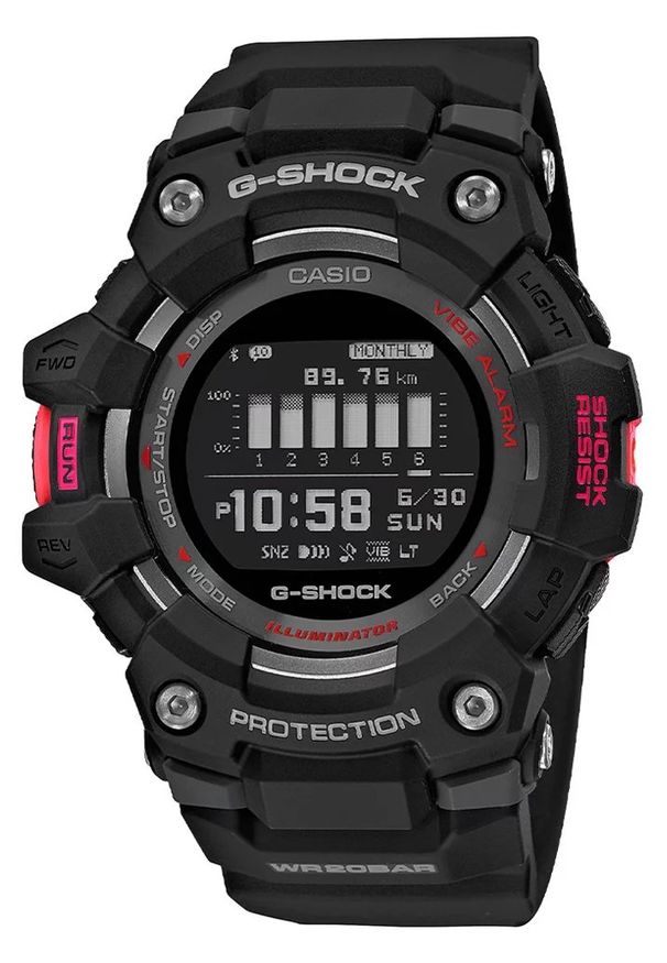 G-Shock - G-SHOCK ZEGAREK G-SQUAD GBD-100-1ER. Rodzaj zegarka: analogowe