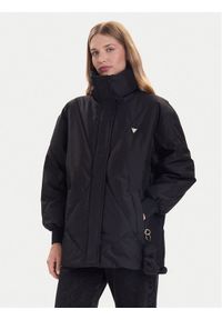 Guess Kurtka zimowa V5BL13 WHHZ2 Czarny Regular Fit. Kolor: czarny. Materiał: syntetyk. Sezon: zima