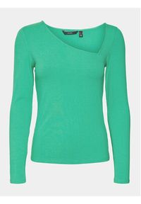 Vero Moda Bluzka Carina 10301178 Zielony Regular Fit. Kolor: zielony. Materiał: wiskoza #2