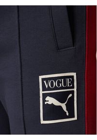 Puma Spodnie dresowe VOGUE 536695 Granatowy Regular Fit. Kolor: niebieski. Materiał: bawełna, dresówka