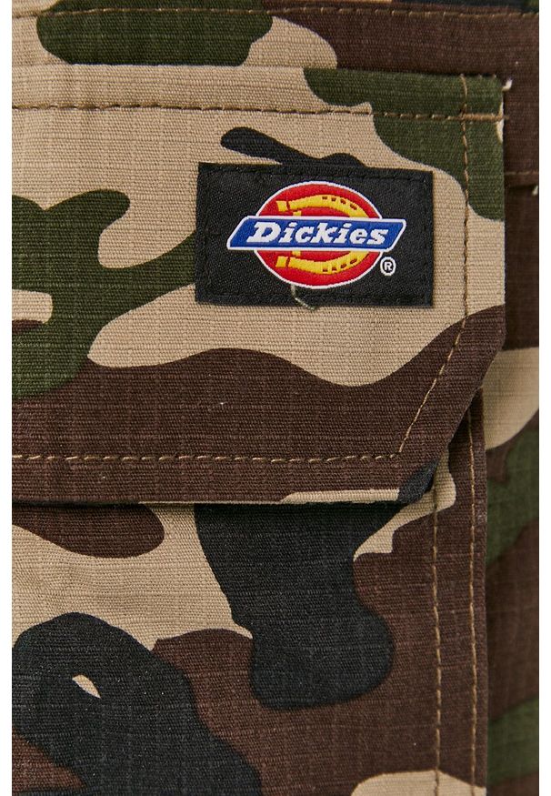 Dickies - Szorty. Kolor: zielony. Materiał: tkanina, guma