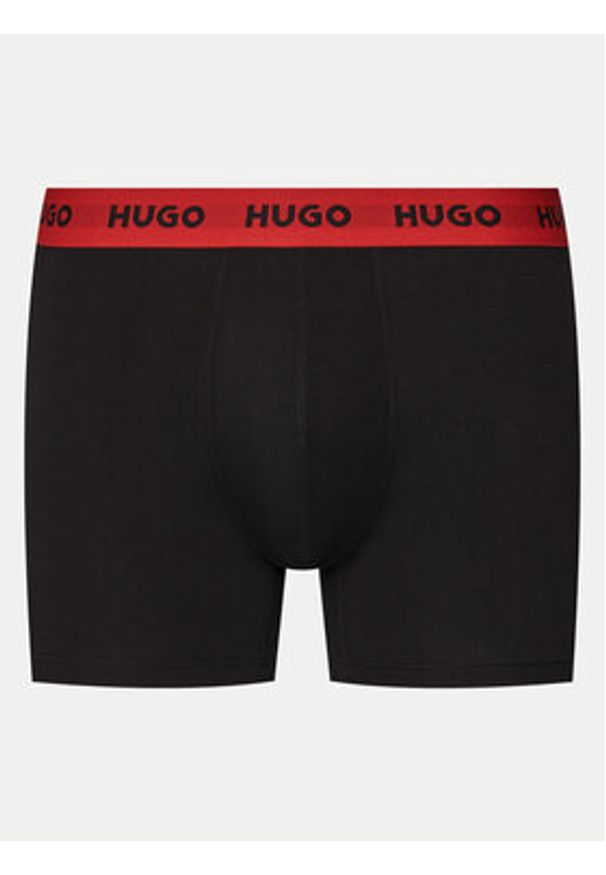 Hugo - HUGO Komplet 3 par bokserek 50532559 Kolorowy. Materiał: bawełna. Wzór: kolorowy