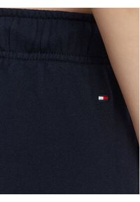 TOMMY HILFIGER - Tommy Hilfiger Spodnie dresowe Logo Exaggerated Seam WW0WW50783 Granatowy Relaxed Fit. Kolor: niebieski. Materiał: bawełna #3