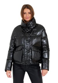 Blauer USA - BLAUER Czarna damska kurtka, Rozmiar XL. Kolor: czarny #6