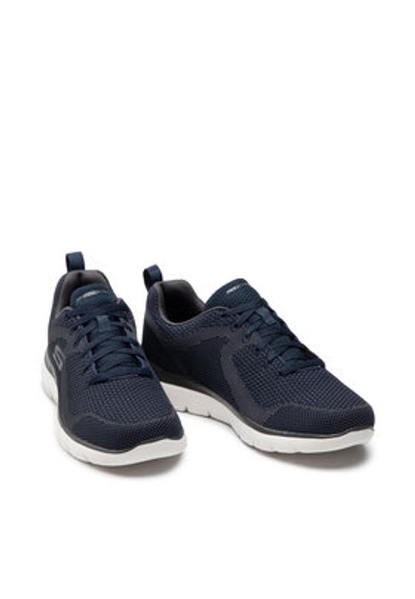 skechers - Skechers Sneakersy Brisbane 232057/NVY Granatowy. Kolor: niebieski. Materiał: materiał