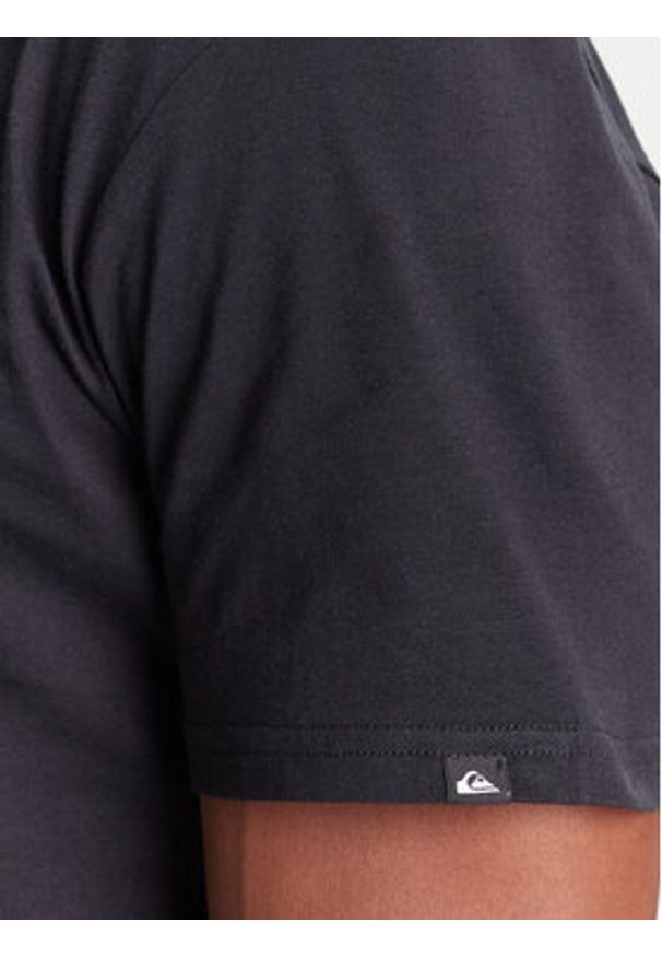 Quiksilver T-Shirt Ev Mini Logo Ss EQYZT08181 Czarny Regular Fit. Kolor: czarny. Materiał: bawełna