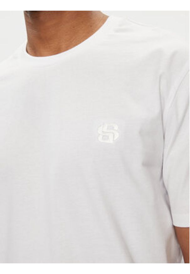 BOSS - Boss T-Shirt 50515174 Biały Regular Fit. Kolor: biały. Materiał: bawełna