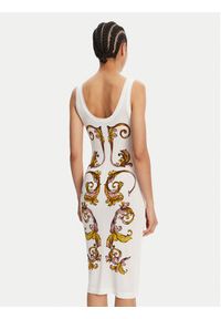 Versace Jeans Couture Sukienka codzienna 78HAO9P6 Biały Slim Fit. Okazja: na co dzień. Kolor: biały. Materiał: wiskoza. Typ sukienki: proste. Styl: casual #4