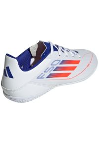Adidas - Buty piłkarskie adidas F50 Club In IF1345 białe. Kolor: biały. Materiał: syntetyk. Szerokość cholewki: normalna. Sport: piłka nożna #9