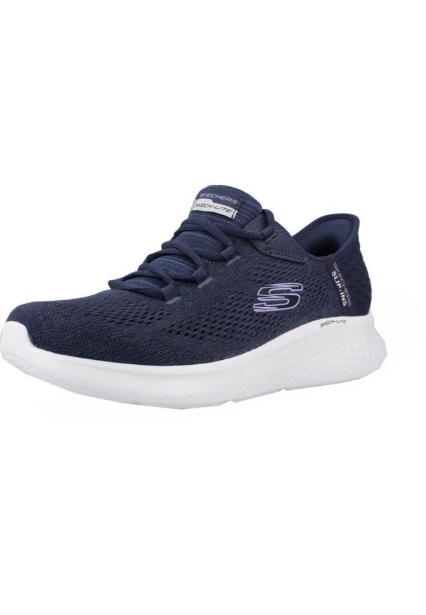 skechers - Buty do chodzenia damskie Skechers Pro-natur. Kolor: niebieski. Materiał: syntetyk, materiał. Szerokość cholewki: normalna. Sport: turystyka piesza