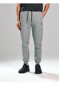 Sinsay - Spodnie dresowe jogger - szary. Kolor: szary. Materiał: dresówka