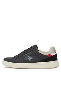 U.S. Polo Assn. Sneakersy ROKKO001B Czarny. Kolor: czarny. Materiał: materiał