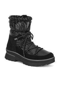 Remonte Śniegowce D2B70-02 Czarny. Kolor: czarny. Materiał: skóra, zamsz #4