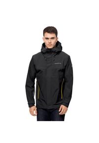 Kurtka uniwersalna męska Jack Wolfskin 11149416350. Typ kołnierza: kaptur. Kolor: wielokolorowy, czarny. Materiał: syntetyk