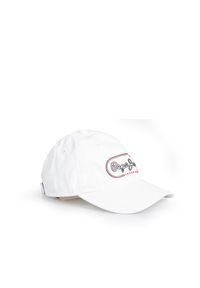 Pepe Jeans Bejsbolówka "Jana" | PL040316 | Jana Cap | Kobieta | Biały. Kolor: biały. Materiał: bawełna. Wzór: nadruk