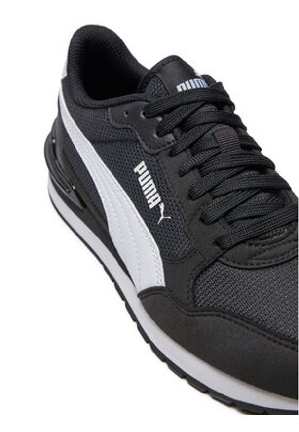 Puma Sneakersy ST Runner v4 Mesh Jr 399876 01 Czarny. Kolor: czarny. Materiał: zamsz, skóra