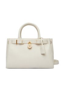 TOMMY HILFIGER - Tommy Hilfiger Torebka American Icon Mini Tote Leather AW0AW17926 Beżowy. Kolor: beżowy. Materiał: skórzane #4