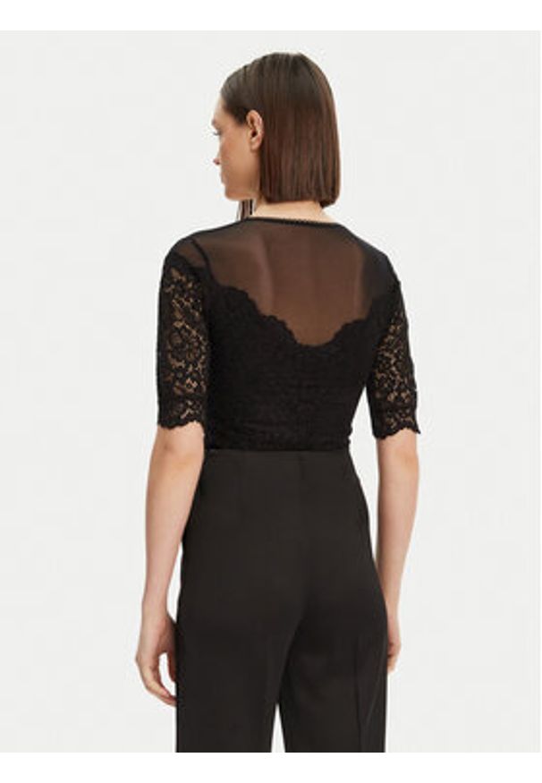 Morgan Body 251-DMIA Czarny Slim Fit. Kolor: czarny. Materiał: wiskoza