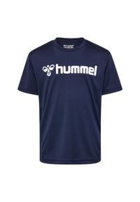Koszulka dla dzieci Hummel Logo. Kolor: niebieski. Sport: piłka nożna #1