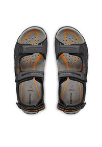 Geox Sandały U Sandal Strada U8224D 0EKBC C4367 Czarny. Kolor: czarny. Materiał: skóra #3