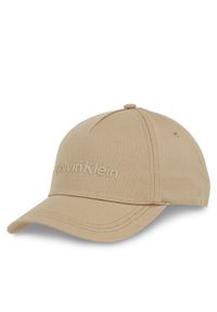 Calvin Klein Czapka z daszkiem Ck Must Bb Cap K50K511987 Beżowy. Kolor: beżowy. Materiał: materiał, bawełna