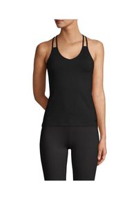 CASALL - Koszulka Casal V-Neck Racerback Sportowa Damska Oddychająca do Jogi. Kolor: czarny. Sport: joga i pilates