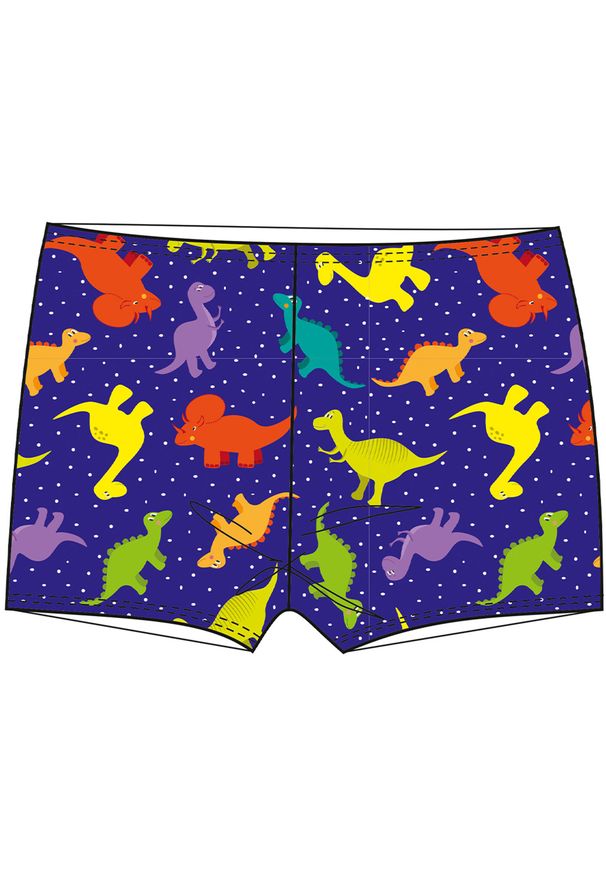 FASHY - Kąpielówki chłopięce Fashy. Kolor: fioletowy