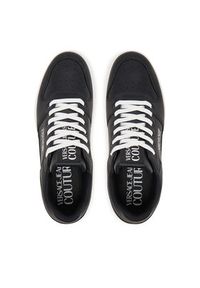 Versace Jeans Couture Sneakersy 79YA3SJ4 ZPB43 Czarny. Kolor: czarny. Materiał: skóra #4