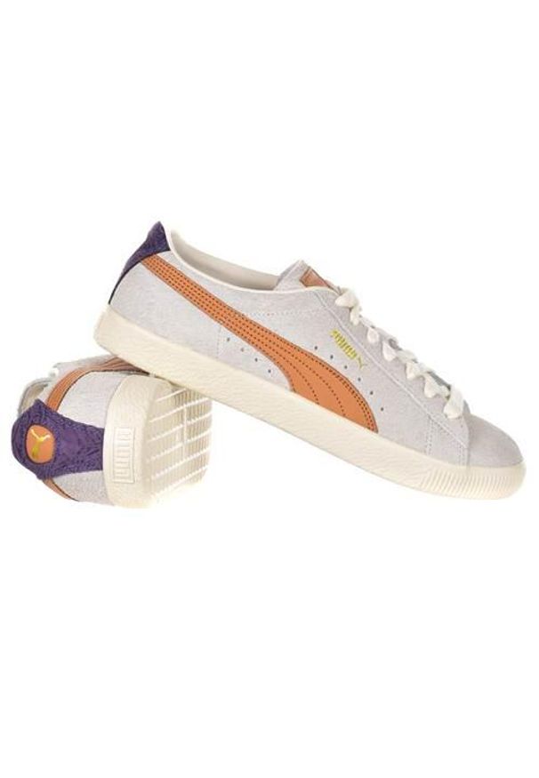 Buty do chodzenia męskie Puma Suede Vtg Sc. Zapięcie: sznurówki. Kolor: szary, wielokolorowy. Materiał: zamsz, materiał. Szerokość cholewki: normalna. Model: Puma Suede. Sport: turystyka piesza