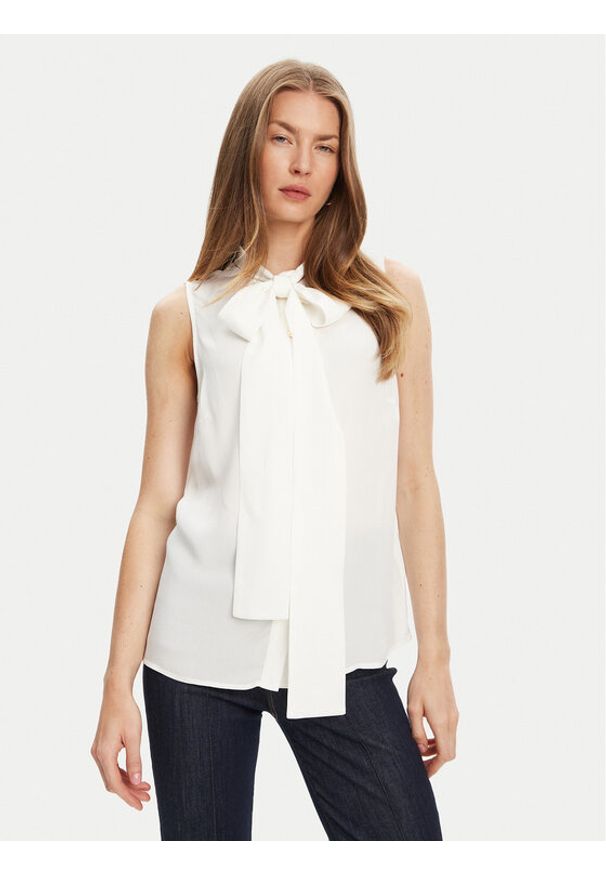 Marciano Guess Bluzka 5YGH05 7304A Biały Regular Fit. Kolor: biały. Materiał: wiskoza