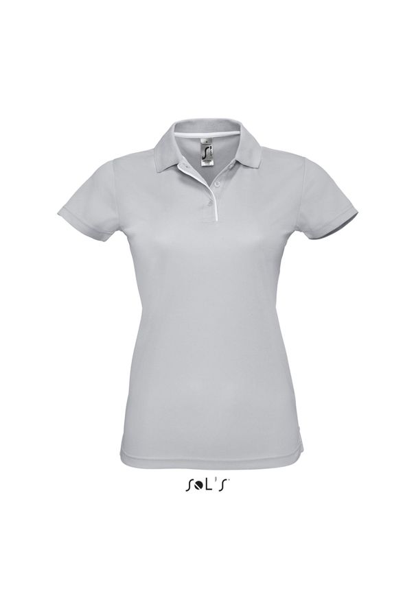 SOL'S - Damska koszulka polo Sol's Performer. Okazja: na co dzień. Typ kołnierza: polo. Kolor: wielokolorowy, niebieski, szary. Styl: casual