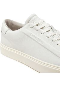 Calvin Klein Sneakersy Low Top Lace Up Lth HM0HM01516 Biały. Kolor: biały. Materiał: skóra #5