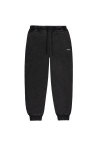 Spodnie Prosto Sweatpants Darn Washed KL242MPAN4031 - czarne. Kolor: czarny. Materiał: dresówka, materiał, poliester, bawełna